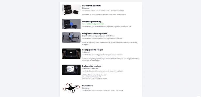 DJI M30T Online Schulung für die Matrice 30T