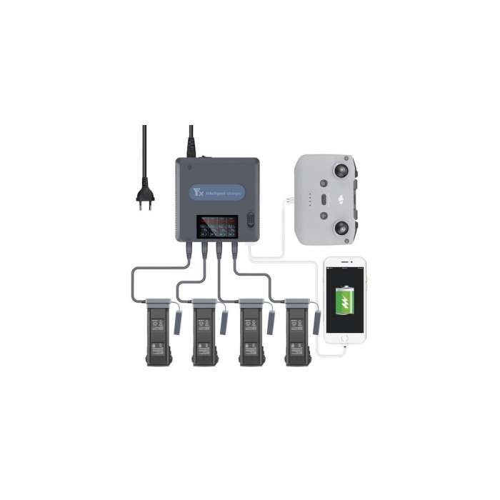 DJI Mavic 3 Multilader 4 in 1 Ladegerät für Drohnen Akkus von DJI